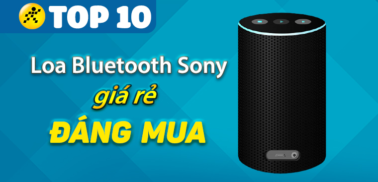 Top 4 loa Bluetooth Sony giá rẻ đáng mua đang kinh doanh tại Điện máy XANH