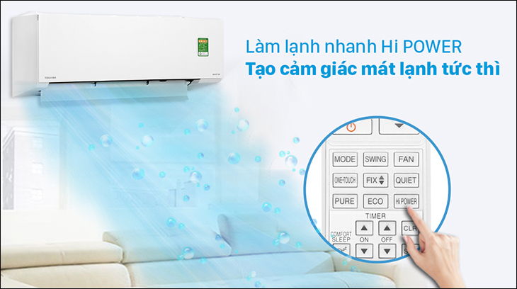 Máy lạnh Toshiba Inverter 1 HP RAS-H10E2KCVG-V