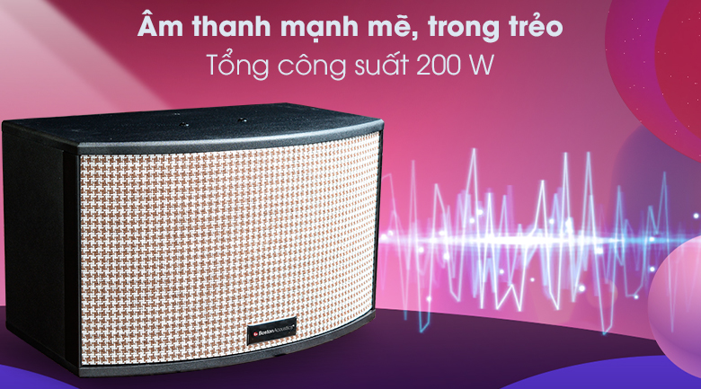 Cặp loa karaoke cổ điển Boston 8