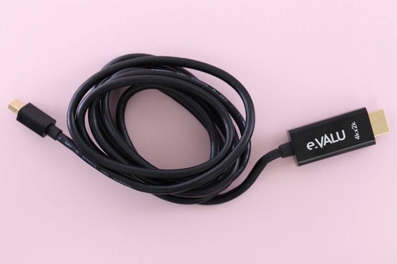 Cáp HDMI của eValu cho chất lượng truyền dữ liệu ổn định