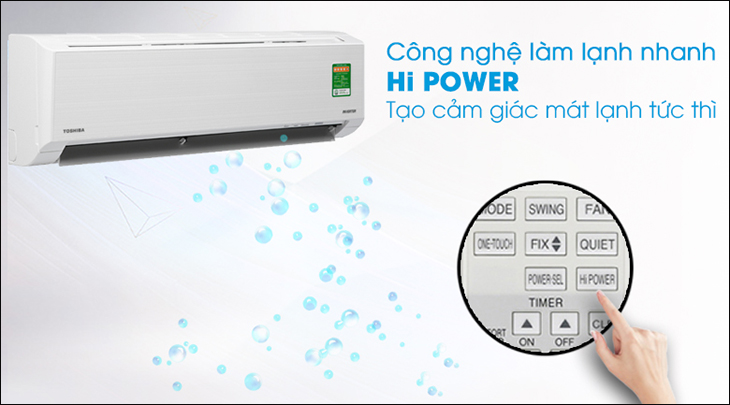 Máy lạnh Toshiba Inverter 1 HP RAS-H10D2KCVG-V