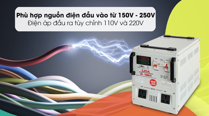 Người dùng có thể trang bị Ổn áp LiOA 1 pha 10kVA LiOA SH-10000II để đảm bảo tủ lạnh hoạt động tốt hơn